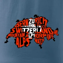 Mapy - názvy miest - Švajčiarsko