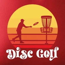 Disc golf postava vintage Disc golf postava vintage
