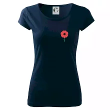 Vlčí mak ikonka na prsníku