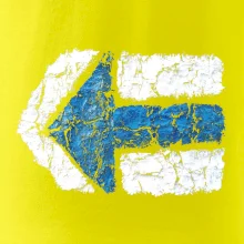 Párová turistická značka modrá