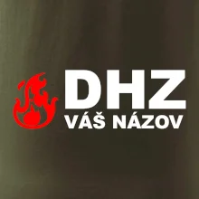 DHZ (oheň, názov sboru - vlastný nápis)