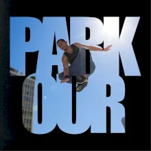 Parkour nápis nebo