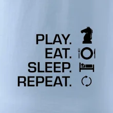 Eat sleep play - šach