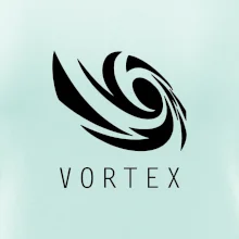 Vortex logo jednofarebné Vortex logo jednofarebné