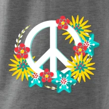 Peace symbol abstraktný