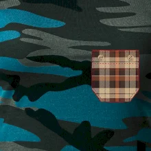 Flanelové triko hnědé