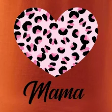 Srdce růžové - mama (Pecka Design)