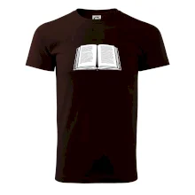 Kniha čiernobiela otvorená s textom