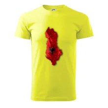 Mapa Albánsko reliéf hôr