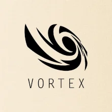 Vortex logo jednofarebné Vortex logo jednofarebné