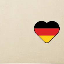 Germany love prso - Nemecká vlajka