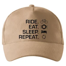 Ride Eat Sleep Repeat bicykel