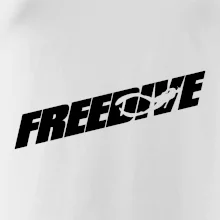 Freedive - nápis s potápačom Freedive - nápis s potápačom