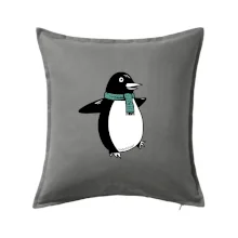 Tučniak so zeleným šálom