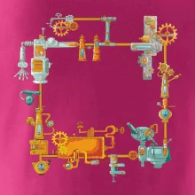 Steampunk farebná zostava