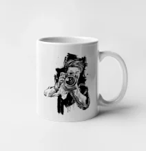 Fotograf kreslený ceruzkou