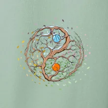 Yin & Yang strom - zima, leto Yin & Yang strom - zima, leto