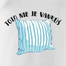 Toto nie je vankúš - modrý