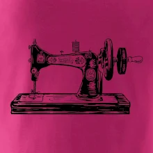 Šijací stroj - starý kreslený Šijací stroj - starý kreslený