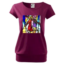 Vitráž - Ježiš a kríž