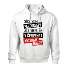 Síce som farboslepý, ale viem, že v červenej vyzerám dobre Síce som farboslepý, ale viem, že v červenej vyzerám dobre