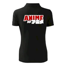 Anime nápis červený