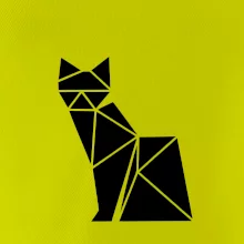 Origami mačka z boku