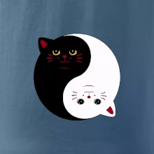 Mačky jin jang farebné