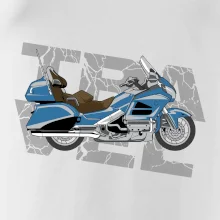 Cestovná motorka Amerika modrá Cestovná motorka Amerika modrá