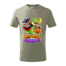 Príšerka na sladkosti - dinosaurus s tekvicou