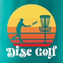 Disc golf postava vintage Disc golf postava vintage