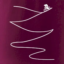 Cyklo zjazd z kopca Cyklo zjazd z kopca