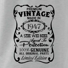 Vintage Etiketa - 1947 Vintage Etiketa - 1947