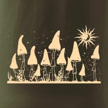 Goblincore noční krajina