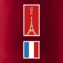 Paríž známka farebná