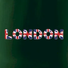 Nápis London vlajka