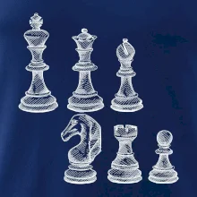 Šachové figúrky kreslené