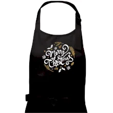 Merry christmas - nápis guľatý