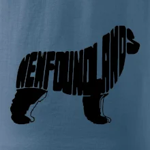 Novofundlandský pes - nápis v tele