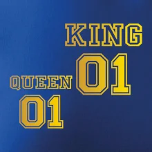 King - Queen - 01 dres - zlatá potlač