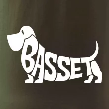 Basset nápis v tele