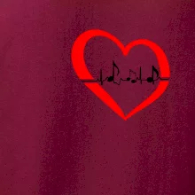 Moje srdce bije pre hudbu - srdce malé