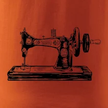 Šijací stroj - starý kreslený