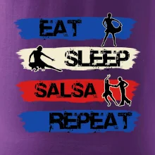 Eat sleep salsa repeat