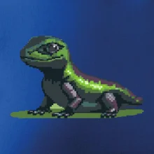 Leguán pixel