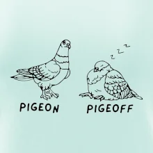 Pigeon pigeoff Pigeon pigeoff