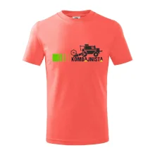 Kombajnista zelená a žltá