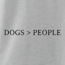 Dogs > People