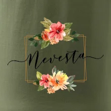 Nevesta štvorec oranžový