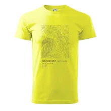 Klínovec - vrstevnice v obdĺžniku